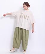 ラフィ天竺　プリントTシャツ