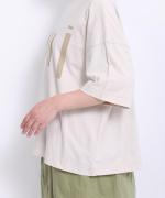 ラフィ天竺　プリントTシャツ