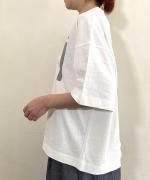 ラフィ天竺　プリントTシャツ