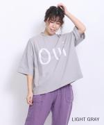 ラフィ天竺　プリントTシャツ