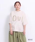 ラフィ天竺　プリントTシャツ