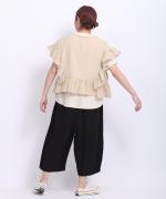 リサイクルコットン×コットンボイル　Tシャツ+ベスト