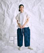 リサイクルコットン×コットンボイル　Tシャツ+ベスト