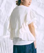 リサイクルコットン×コットンボイル　Tシャツ+ベスト