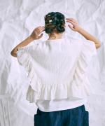 リサイクルコットン×コットンボイル　Tシャツ+ベスト