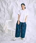 リサイクルコットン×コットンボイル　Tシャツ+ベスト