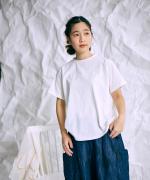 リサイクルコットン×コットンボイル　Tシャツ+ベスト