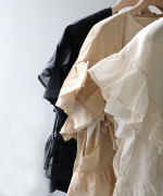 リサイクルコットン×コットンボイル　Tシャツ+ベスト