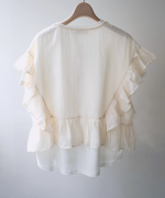 リサイクルコットン×コットンボイル　Tシャツ+ベスト