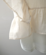 リサイクルコットン×コットンボイル　Tシャツ+ベスト