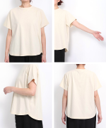 リサイクルコットン×コットンボイル　Tシャツ+ベスト