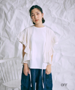 リサイクルコットン×コットンボイル　Tシャツ+ベスト