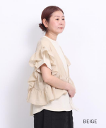 リサイクルコットン×コットンボイル　Tシャツ+ベスト