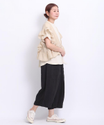 リサイクルコットン×コットンボイル　Tシャツ+ベスト