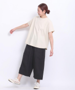 リサイクルコットン×コットンボイル　Tシャツ+ベスト