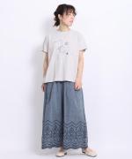 ハイゲージ天竺　イラストTシャツ