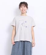 ハイゲージ天竺　イラストTシャツ