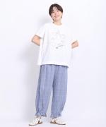 ハイゲージ天竺　イラストTシャツ