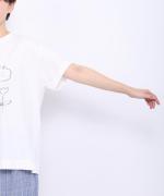 ハイゲージ天竺　イラストTシャツ
