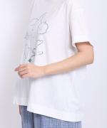 ハイゲージ天竺　イラストTシャツ