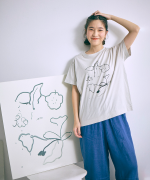 ハイゲージ天竺　イラストTシャツ