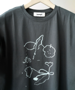 ハイゲージ天竺　イラストTシャツ