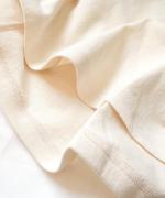 ミディアムコットン天竺　フリルカラープルオーバー