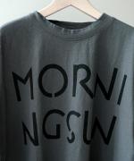 ラフィ天竺 プリントTシャツ(MORNING SUN)