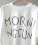 ラフィ天竺 プリントTシャツ(MORNING SUN)
