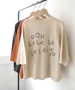ラフィ天竺 プリントTシャツ(OOH LALA...)