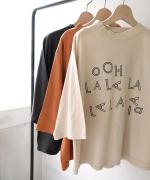ラフィ天竺 プリントTシャツ(OOH LALA...)