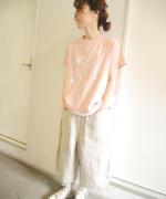 ハイゲージ天竺 イラストプリントTシャツ