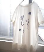 ハイゲージ天竺 イラストプリントTシャツ