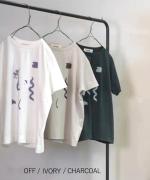 ハイゲージ天竺 イラストプリントTシャツ