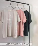 ハイゲージ天竺 イラストプリントTシャツ