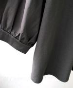 リサイクルコットン天竺　チビ衿プルオーバー