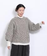 フェザリーコットン天竺　タートルネック長袖