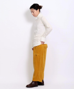 フェザリーコットン天竺　タートルネック長袖