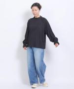 フォールシャーリング天竺 ハイネックプルオーバー