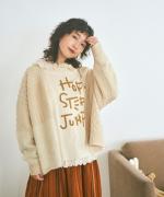 フォールシャーリング天竺 フリル衿プルオーバー