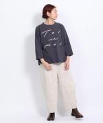 ラフィ天竺　プリントT