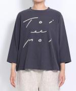 ラフィ天竺　プリントT