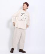 ラフィ天竺　プリントT