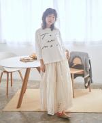 ラフィ天竺　プリントT