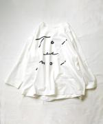 ラフィ天竺　プリントT