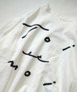 ラフィ天竺　プリントT