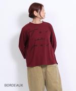 ラフィ天竺　プリントT