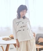 ラフィ天竺　プリントT