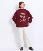 ラフィ天竺　プリントT(HOP STEP JUMP)