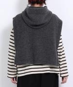 ウールアンゴラボア フードベスト